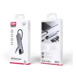 מתאם 6 ב-1 תחנת עגינה Type-C XO-HUB013 | פתרון חיבור מתקדם לכל מכשיר