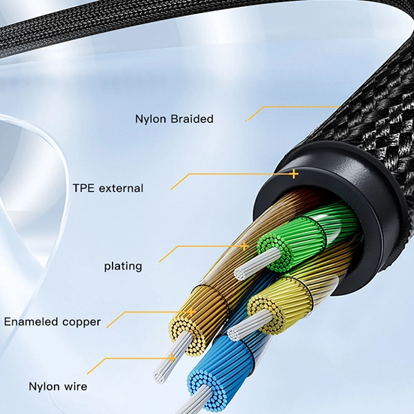 מתאם Type-C לאוזניות 3.5 ממ באיכות סאונד גבוהה Yesido YAU38