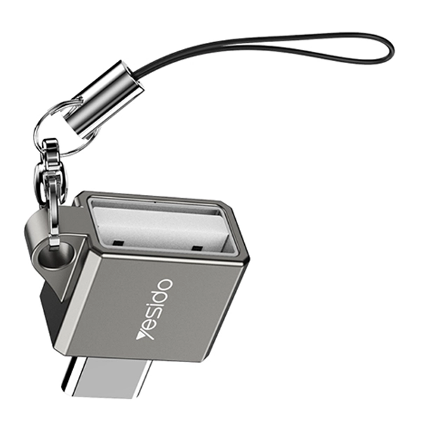 מתאם קומפקטי Type-C ל-USB לחיבור התקנים חיצוניים Yesido GS08