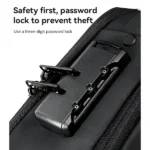 תיק קרוסבדי קומפקטי קל משקל עם יציאת USB ומנעול Yesido WB46