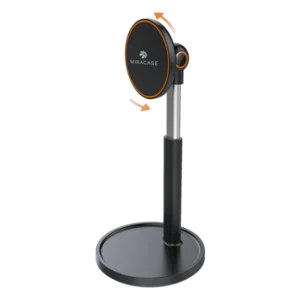 מעמד שולחני טלסקופי תומך MagSafe מסתובב 360° | Miracase MTM67