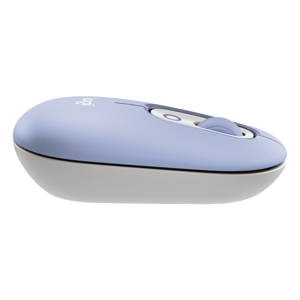 סט מקלדת ועכבר אלחוטיים Logitech POP ICON Combo לילך | עיצוב מיוחד, שקט ומותאם אישית