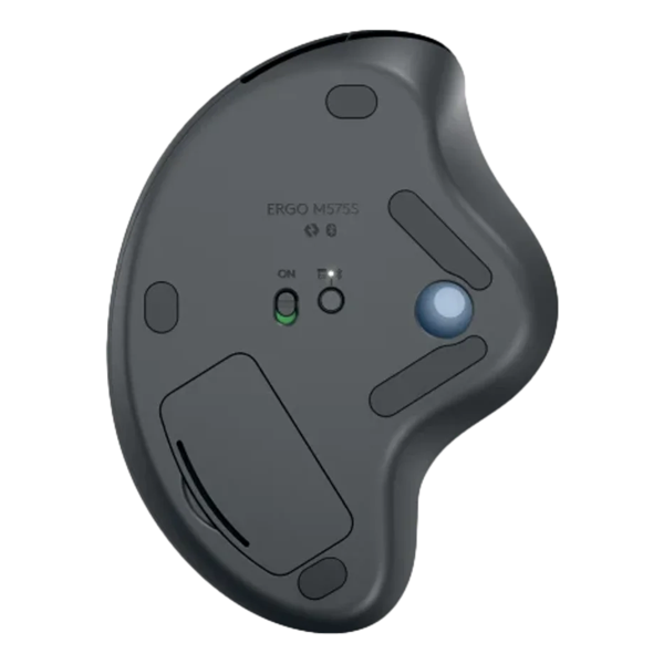 עכבר ארגונומי עם כדור עקיבה | גרפיט | Logitech ERGO M575S