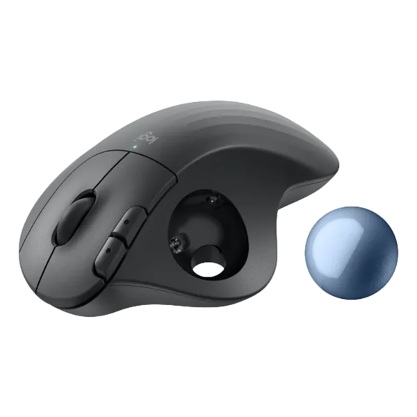 עכבר ארגונומי עם כדור עקיבה | גרפיט | Logitech ERGO M575S