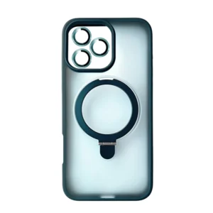 כיסוי מט לאייפון 16 פרו מקס ירוק עם סטנד MagSafe ומגן מצלמה | Velox MagRing