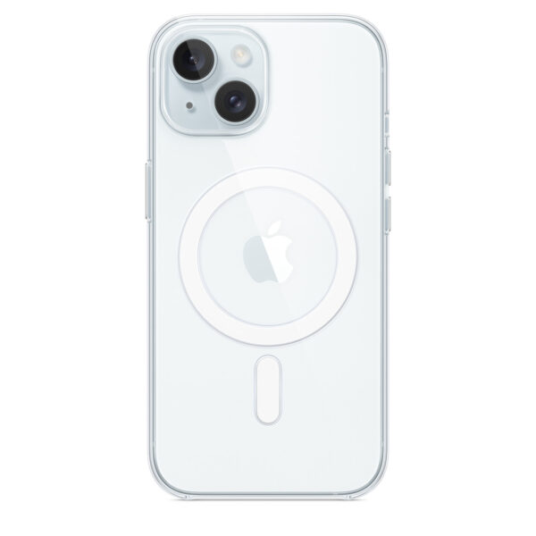 כיסוי מקורי לאייפון 15 שקוף תומך Magsafe מבית Apple 1