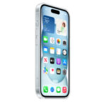 כיסוי מקורי לאייפון 15 שקוף תומך Magsafe מבית Apple 7