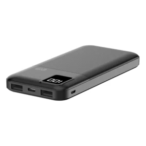 מטען נייד 10,000mAh 22.5W שחור עם מסך דיגיטלי | PureGear 10,000mAh 22.5W