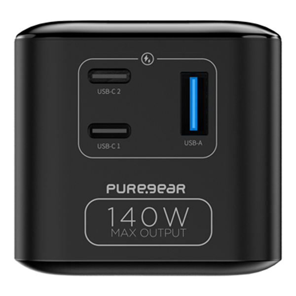 מטען נייד 27,000mAh 140W שחור | PureGear 27,000mAh 140W