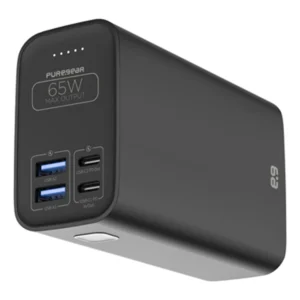 מטען נייד 30,000mAh 65W שחור | PureGear 30,000mAh 65W