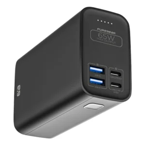מטען נייד 30,000mAh 65W שחור | PureGear 30,000mAh 65W
