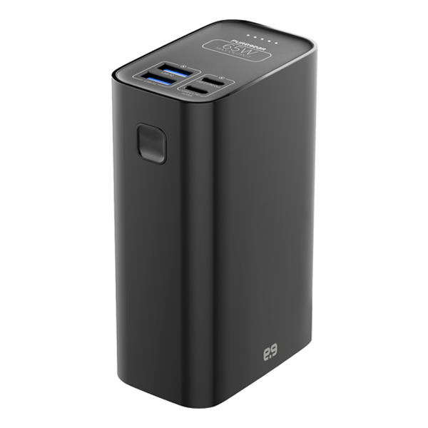 מטען נייד 30,000mAh 65W שחור | PureGear 30,000mAh 65W