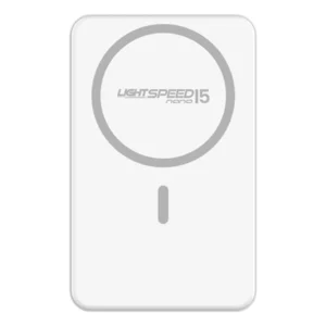 מטען נייד מגנטי 15W 10,000mAh תומך MagSafe לבן | PureGear