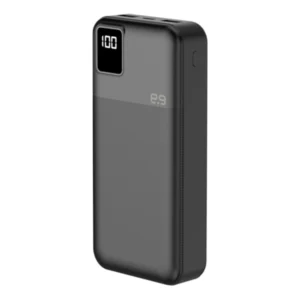 מטען נייד 20,000mAh 22.5W שחור עם מסך דיגיטלי | PureGear 20,000mAh 22.5W