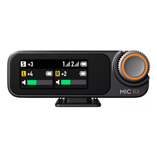 מערכת מיקרופון דש אלחוטית DJI Mic 2 | מקלט אחד, שני משדרים ומארז טעינה
