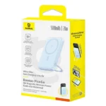 סוללת גיבוי מגנטית 5000mAh 20W תכלת תומכת MagSafe עם מעמד | Baseus Picogo