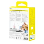 ראש מטען Type-C 45W ורוד קומפקטי | Baseus PicoGo GaN