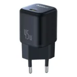 ראש מטען Type-C 45W שחור קומפקטי | Baseus PicoGo GaN