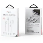 אוזניות Lightning חוטיות ארגונומיות עם שלט מובנה | Yesido YH50
