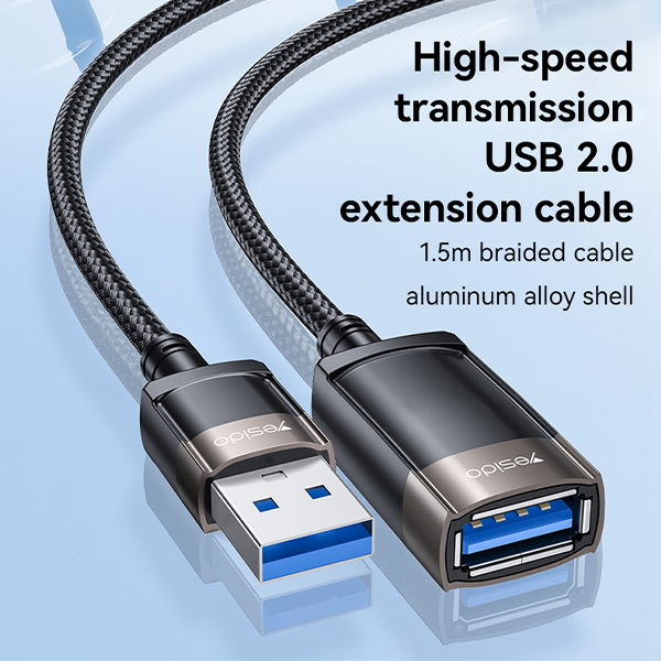 כבל מאריך USB ל-USB באורך 1.5 מטר | Yesido GS26