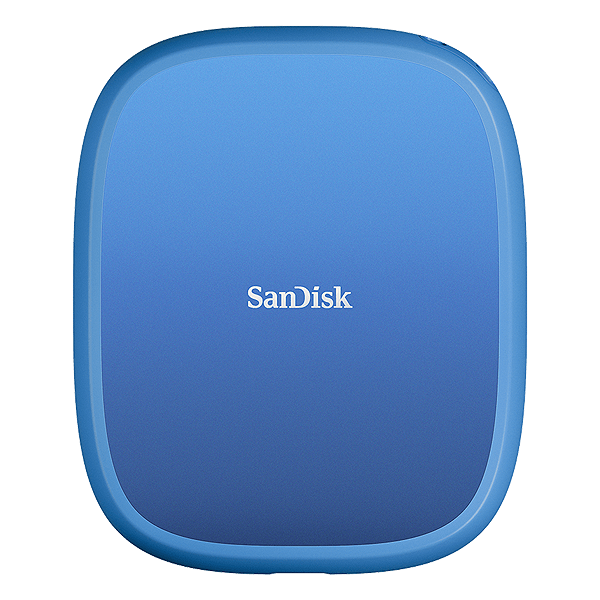כונן 2TB SSD נייד תומך MagSafe ו-USB-C ליוצרים בצבע כחול | SanDisk Creator Phone