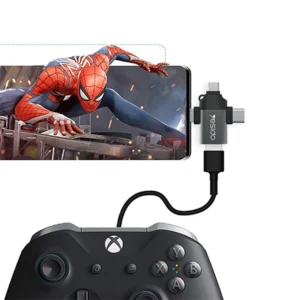 מתאם OTG מהיר 3 ב-1 עם חיבורי Type-C, Micro USB ו-Lightning לנוחיות מקסימלית | Yesido GS15
