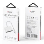 מתאם מצלמה Lightning ל-USB-A, USB-C וכרטיסי זיכרון | Yesido GS12