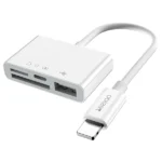 מתאם מצלמה Lightning ל-USB-A, USB-C וכרטיסי זיכרון | Yesido GS12