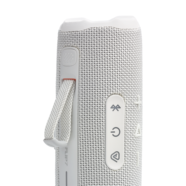 רמקול אלחוטי JBL Flip 7 לבן | סאונד איכותי ועוצמתי במיוחד