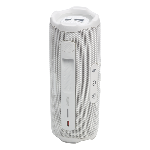 רמקול אלחוטי JBL Flip 7 לבן | סאונד איכותי ועוצמתי במיוחד