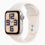 שעון חכם Apple Watch 40mm SE 2024 GPS בצבע Starlight Aluminum | רצועה סטארלייט S/M