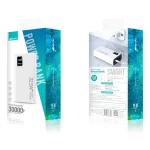 סוללת גיבוי 30,000mAh 22.5W לבנה עם 6 יציאות לסמארטפון ולטאבלט וצג דיגיטלי | Nordic PB-30