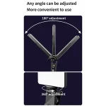 תאורת LED ניידת עם קליפס חכם, 3 מצבי אור וכיוונון רחב | M15